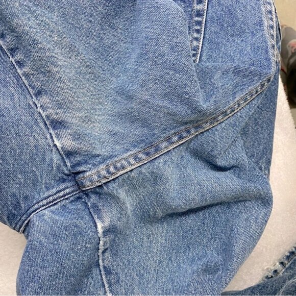 Vintage Wrangler Med Wash Baggy Jeans 16 - Picture 7 of 14